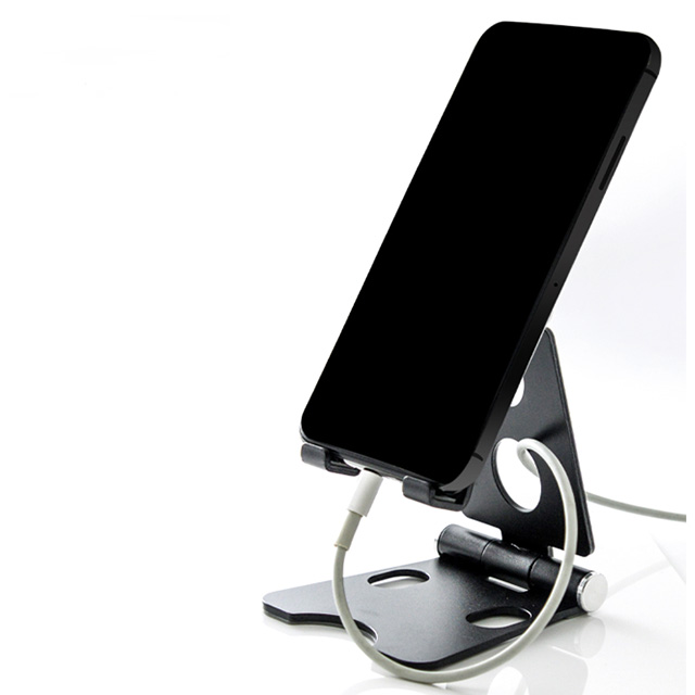 Retail Stores/Home Aluminium Alloy Desktop Display Stand Holder for Phones or Tablet