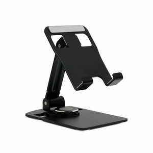 360° Rotation Retail Stores/Home Aluminium Alloy Desktop Display Stand Holder for Phone Or Mini Tablet