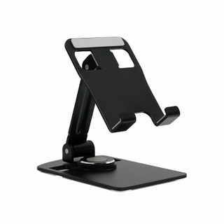 360° Rotation Retail Stores/Home Aluminium Alloy Desktop Display Stand Holder for Phone Or Mini Tablet
